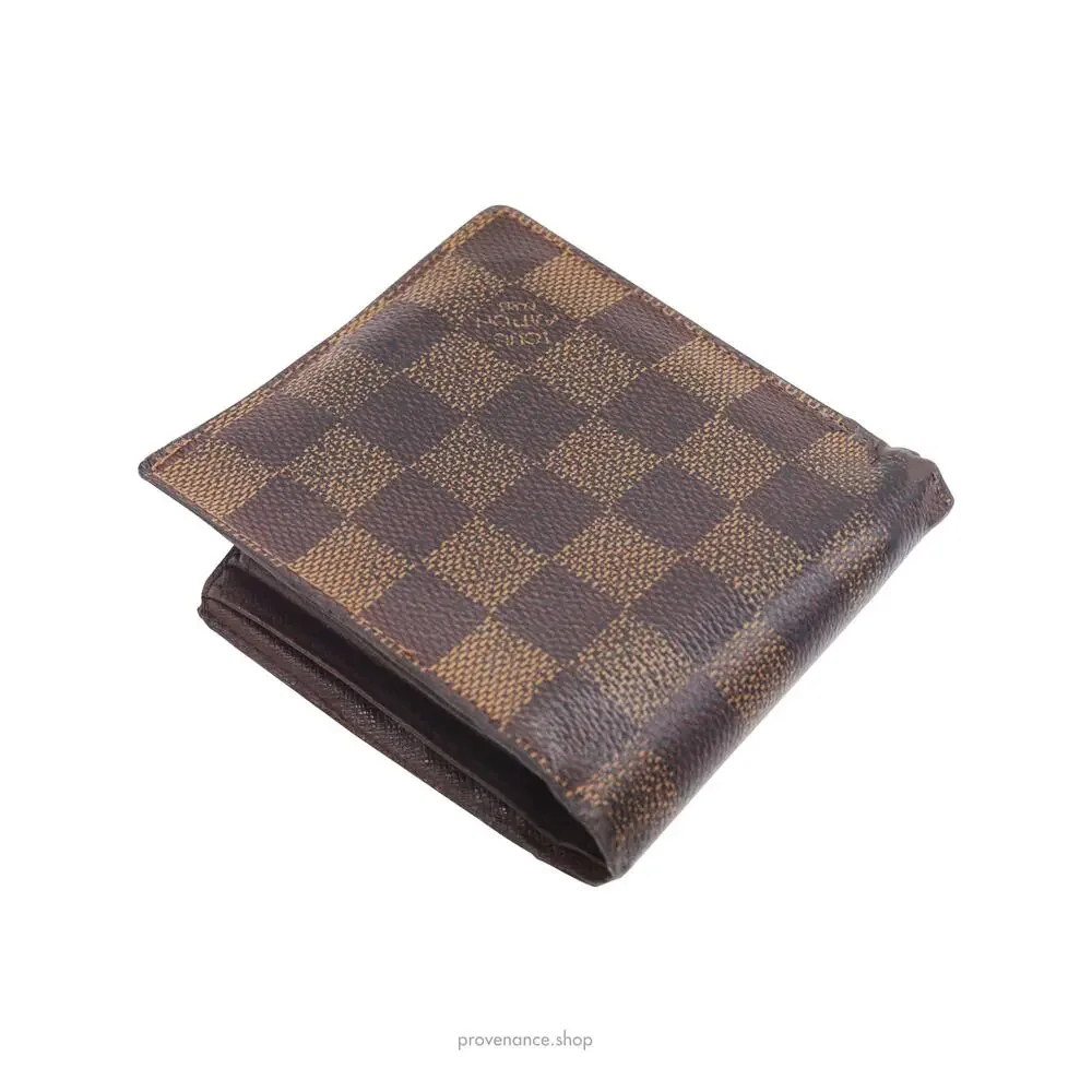 🔴 Louis Vuitton Marco Wallet - Damier Ebene